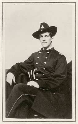 Lieutenant Colonel Oliver Wendell Holmes, Jr., circa 1864.
