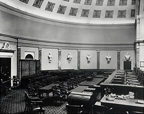Supreme Court Chamber in the U.S. Capitol, c. 1934