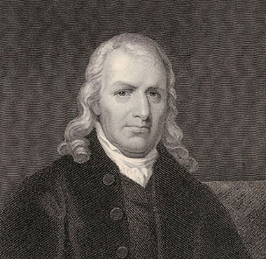 Engraving of Justice Samuel Chase from 1836, after a painting made in the last year of his life.
