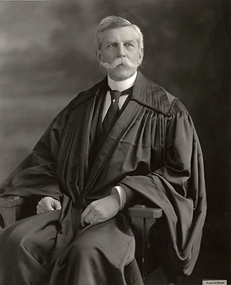 President Theodore Roosevelt appointed Holmes to the Supreme Court in 1902, where he served for nearly 30 years, retiring at the age of 90. He died in 1935 and is buried at Arlington National Cemetery.
