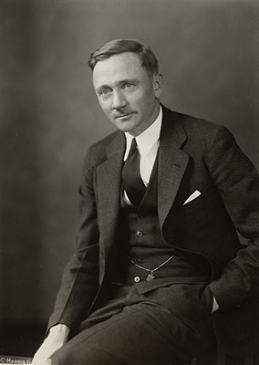 Half-length studio photograph of William O. Douglas when he was named chairman of the Securities and Exchange Commission in 1937.