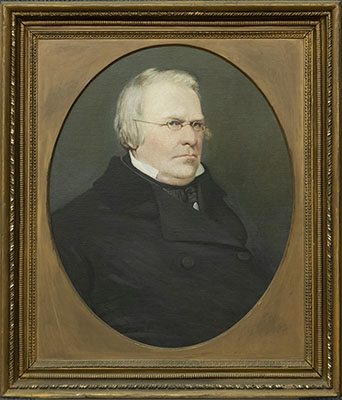 Bust-length portrait of Associate Justice Robert C. Grier by Robert David Gauley, 1919.