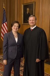 Chief Justice Roberts & Elena Kagan