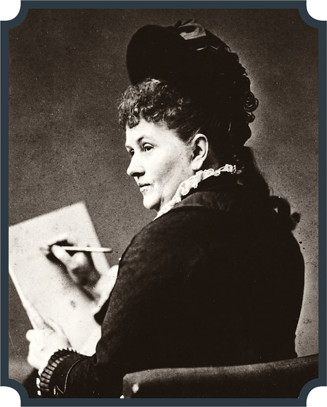 Portrait of Cornelia Adèle Fassett by Mathew Brady.