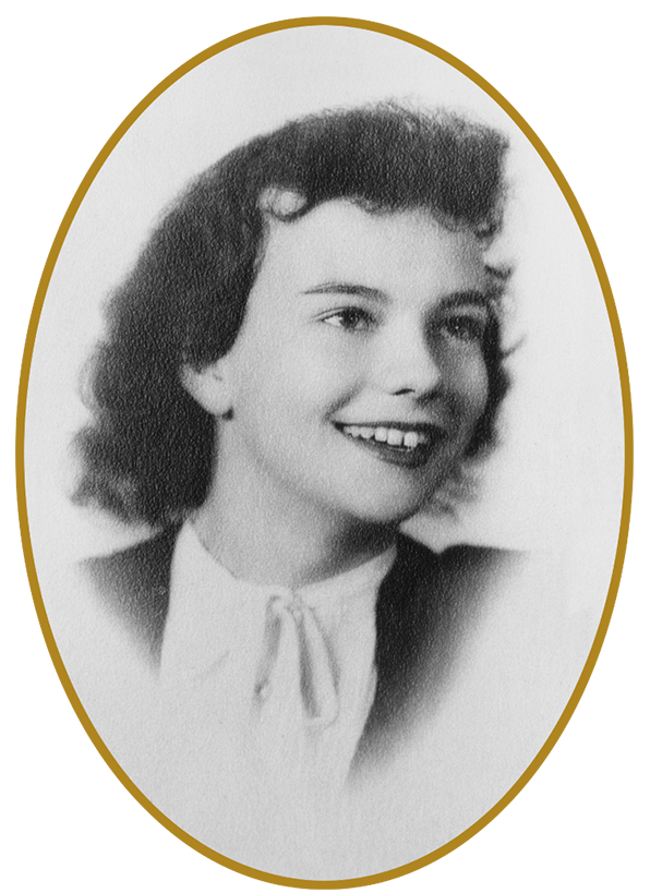 Sandra Day at age 16, 1946.