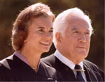 Justice Sandra Day O'Connor and Chief Justice Warren E. Burger, September 25, 1981