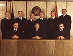 Formal group photograph of Judge O’Connor and her colleagues on the Arizona Court of Appeals, c. 1979
