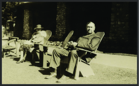Stone and wife Agnes in Jasper National Park in Alberta, Canada, July 1938.