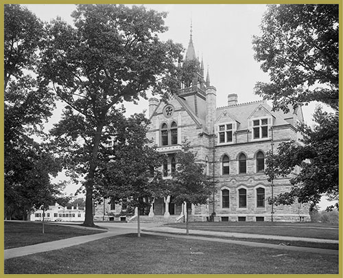 Walker Building, Amherst College campus, c. 1890-1891.
