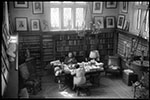 Stone in his home office with longtime secretary Gertrude Jenkins