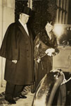 Stone and wife Agnes leaving their home to attend the White House reception for the Judiciary