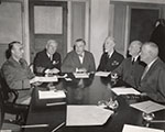 Justice Owen J. Roberts with Members of the Commission to Investigate the Pearl Harbor Attack