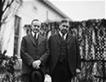 President Coolidge and Attorney General Harlan Fiske Stone at the White House