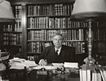 Chief Justice Harlan Fiske Stone at his Desk in his Home Office