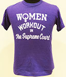 T-shirt designed for Justice O’Connor’s morning aerobics class, 1981