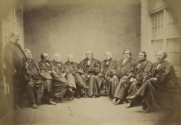 The Salmon P. Chase Court by Alexander Gardner, March 1867