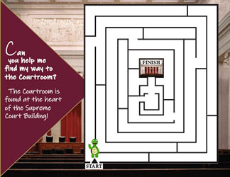 Find the Courtroom Maze